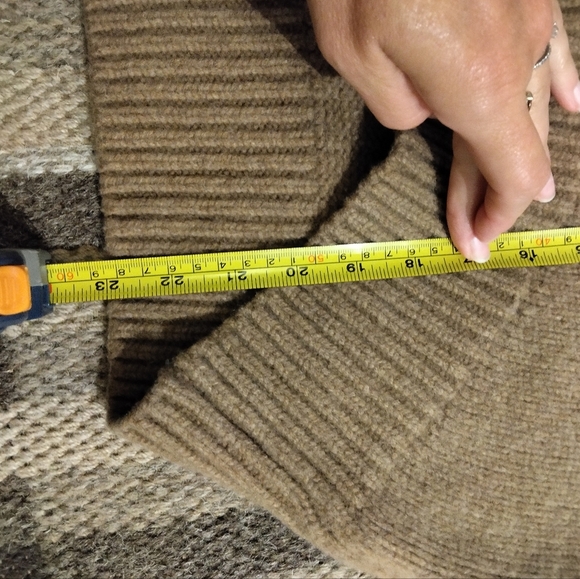 ASM Anna Women's Turtleneck Sweater Size XS Brown 100% Wool - Picture 8 of 8